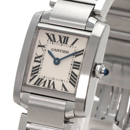 CARTIER Tank francaise SM Watches W51008Q3 Stainless Steel/Stainless Steel Ladies