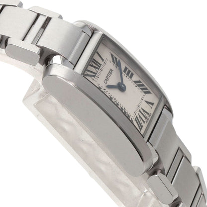 CARTIER Tank francaise SM Watches W51008Q3 Stainless Steel/Stainless Steel Ladies