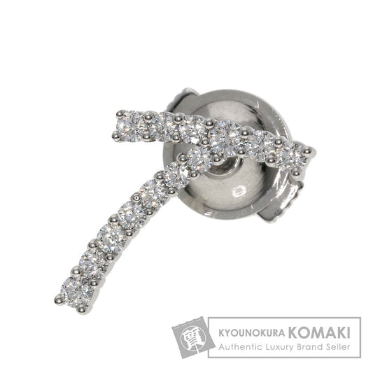 Gimel   Brooch Initials TDiamond Platinum PT950 Ladies