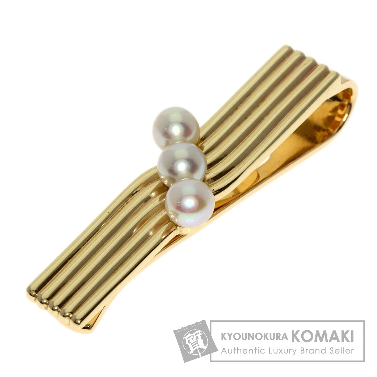 MIKIMOTO   Tie pin Pearl Pearl K14 Yellow Gold mens