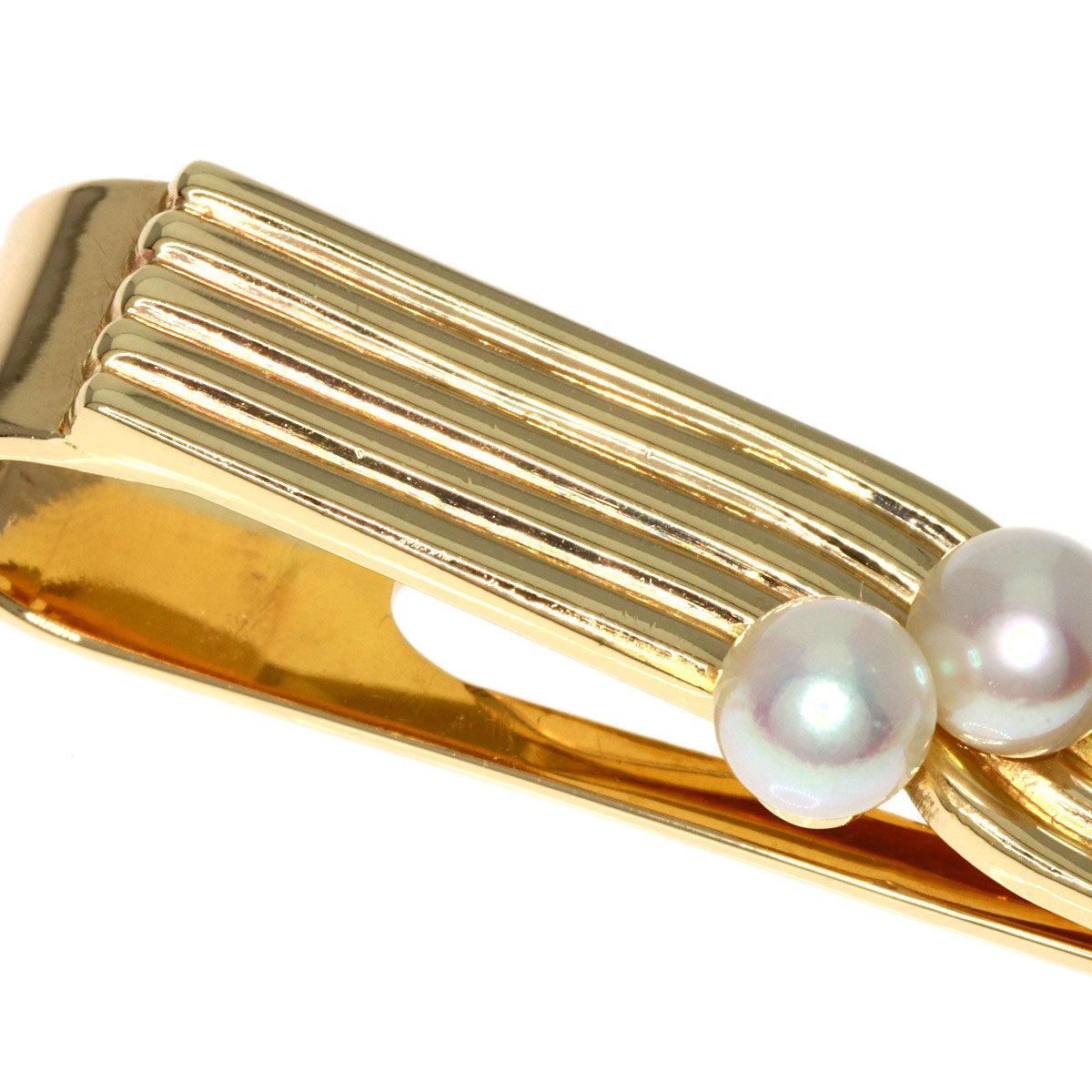 MIKIMOTO   Tie pin Pearl Pearl K14 Yellow Gold mens