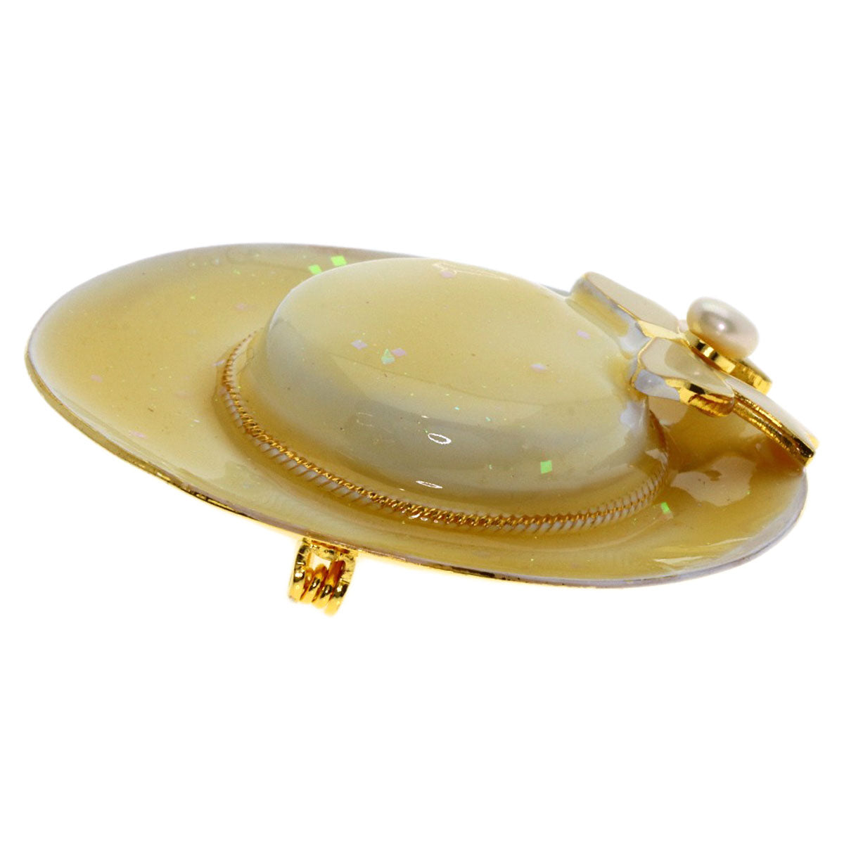 Pearl Pearl Fake Pearl Enamel Brooch 8-piece set Brooch Silver Gold Plated g　Ladies