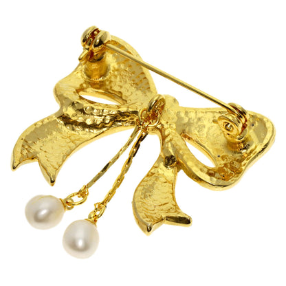 Pearl Pearl Fake Pearl Enamel Brooch 8-piece set Brooch Silver Gold Plated g　Ladies