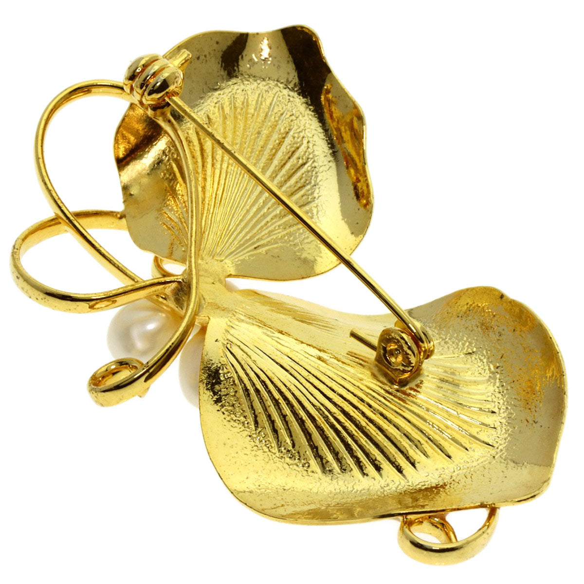Pearl Pearl Fake Pearl Enamel Brooch 8-piece set Brooch Silver Gold Plated g　Ladies