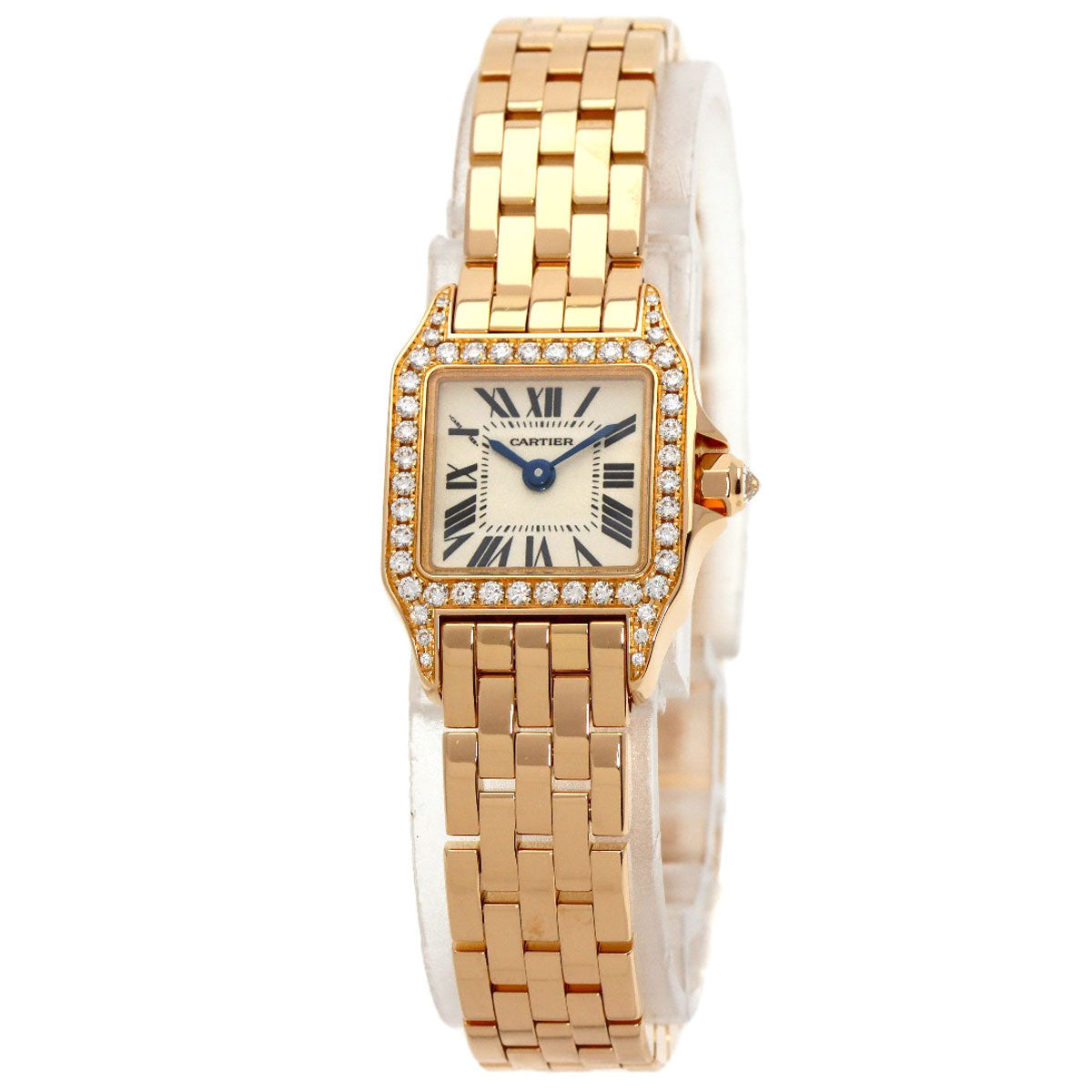 CARTIER Mini Santos Dumoiselle Watches WF9011Z8 K18 Pink Gold/18K Pink Gold Ladies