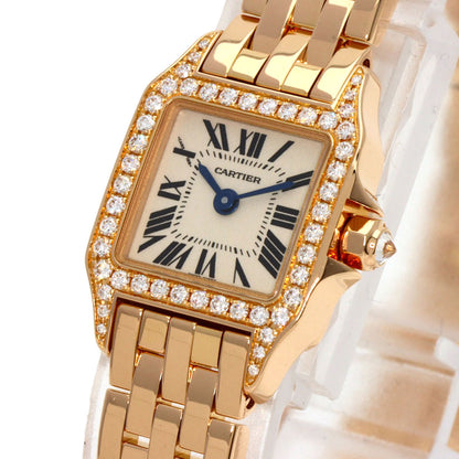 CARTIER Mini Santos Dumoiselle Watches WF9011Z8 K18 Pink Gold/18K Pink Gold Ladies