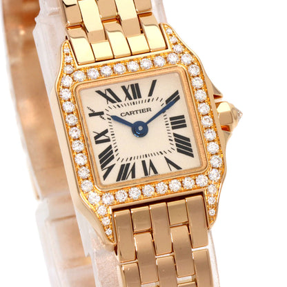 CARTIER Mini Santos Dumoiselle Watches WF9011Z8 K18 Pink Gold/18K Pink Gold Ladies