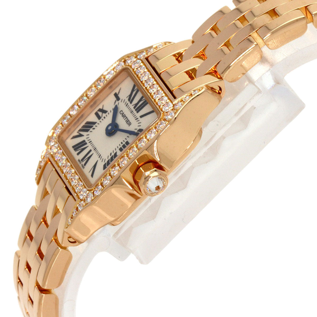 CARTIER Mini Santos Dumoiselle Watches WF9011Z8 K18 Pink Gold/18K Pink Gold Ladies