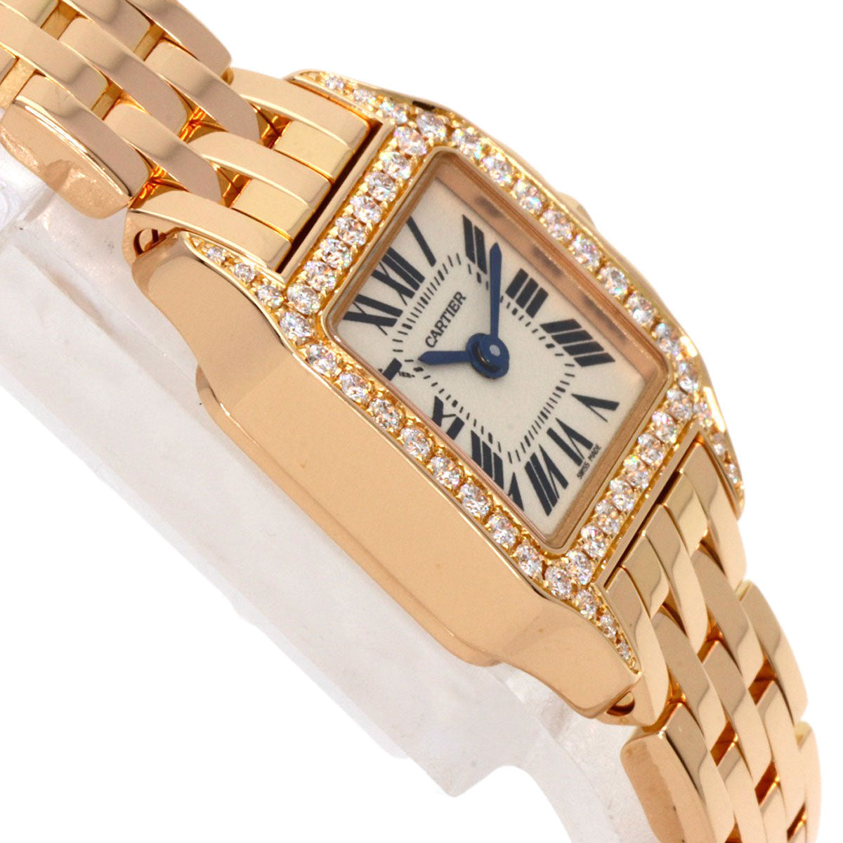 CARTIER Mini Santos Dumoiselle Watches WF9011Z8 K18 Pink Gold/18K Pink Gold Ladies