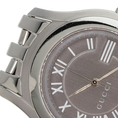 GUCCI Round face Watches 5500M Stainless Steel/Stainless Steel mens