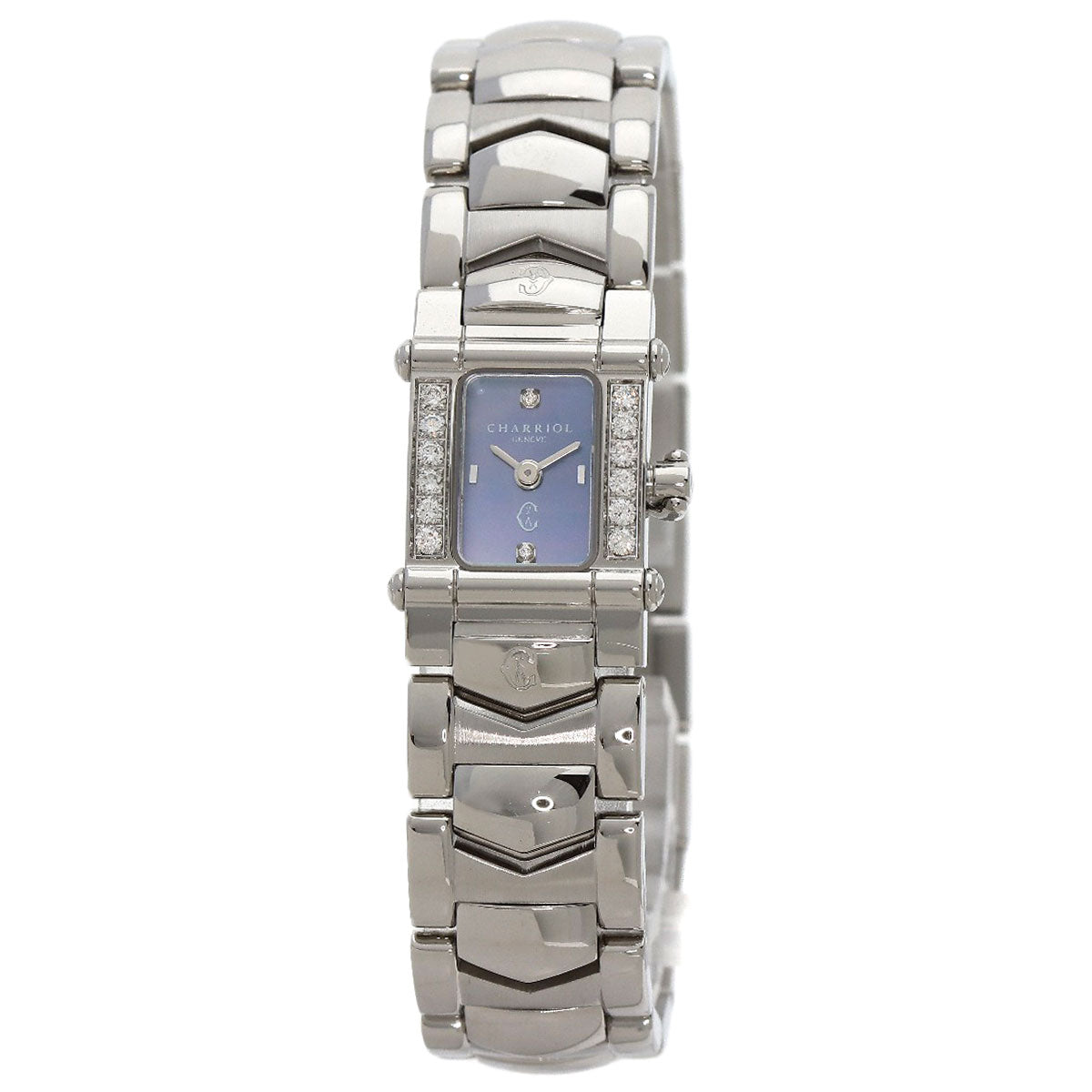 PHILIPPE CHARRIOL Columbus Diamond Watches Ref.INTRM9 Stainless Steel/Stainless Steel Ladies