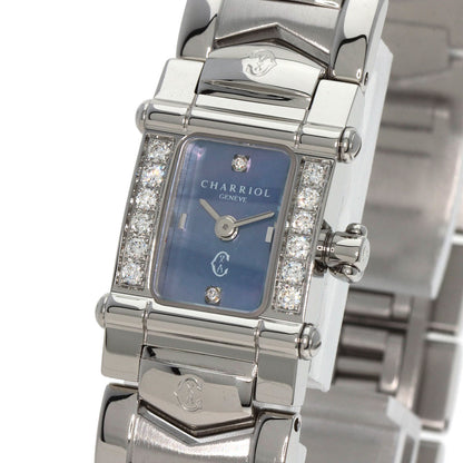 PHILIPPE CHARRIOL Columbus Diamond Watches Ref.INTRM9 Stainless Steel/Stainless Steel Ladies