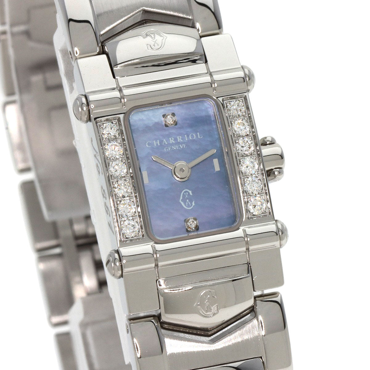 PHILIPPE CHARRIOL Columbus Diamond Watches Ref.INTRM9 Stainless Steel/Stainless Steel Ladies