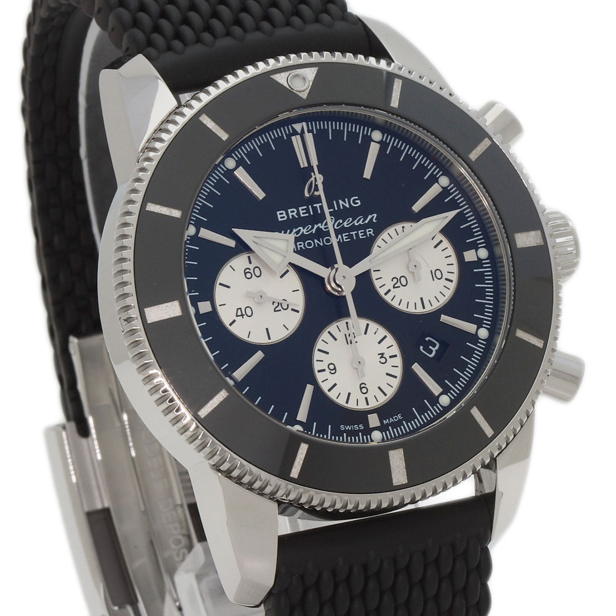 BREITLING Superocean Heritage B01 Chronograph 44 Watches AB0162 Stainless Steel/Rubber mens