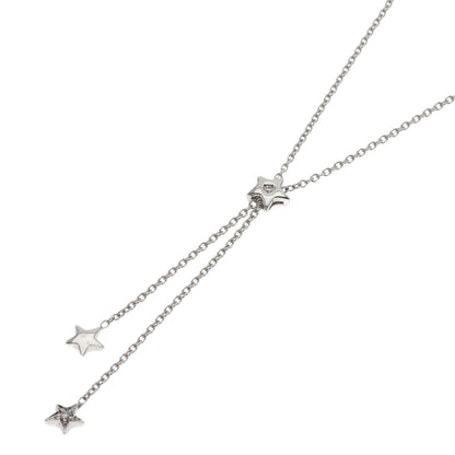 Ponte Vecchio   Necklace Star motif Diamond K18 White Gold Ladies