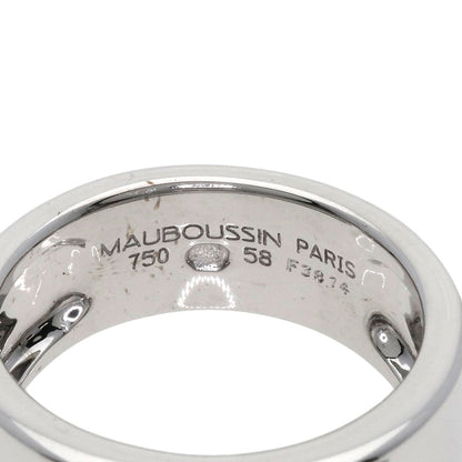 MAUBOUSSIN   Ring Etoile Black Diamond K18 White Gold Ladies