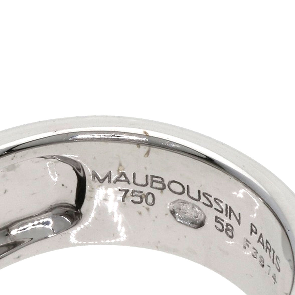 MAUBOUSSIN   Ring Etoile Black Diamond K18 White Gold Ladies