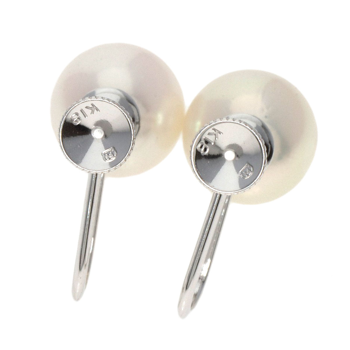 MIKIMOTO   Earring Akoya pearl Pearl K18 White Gold Ladies