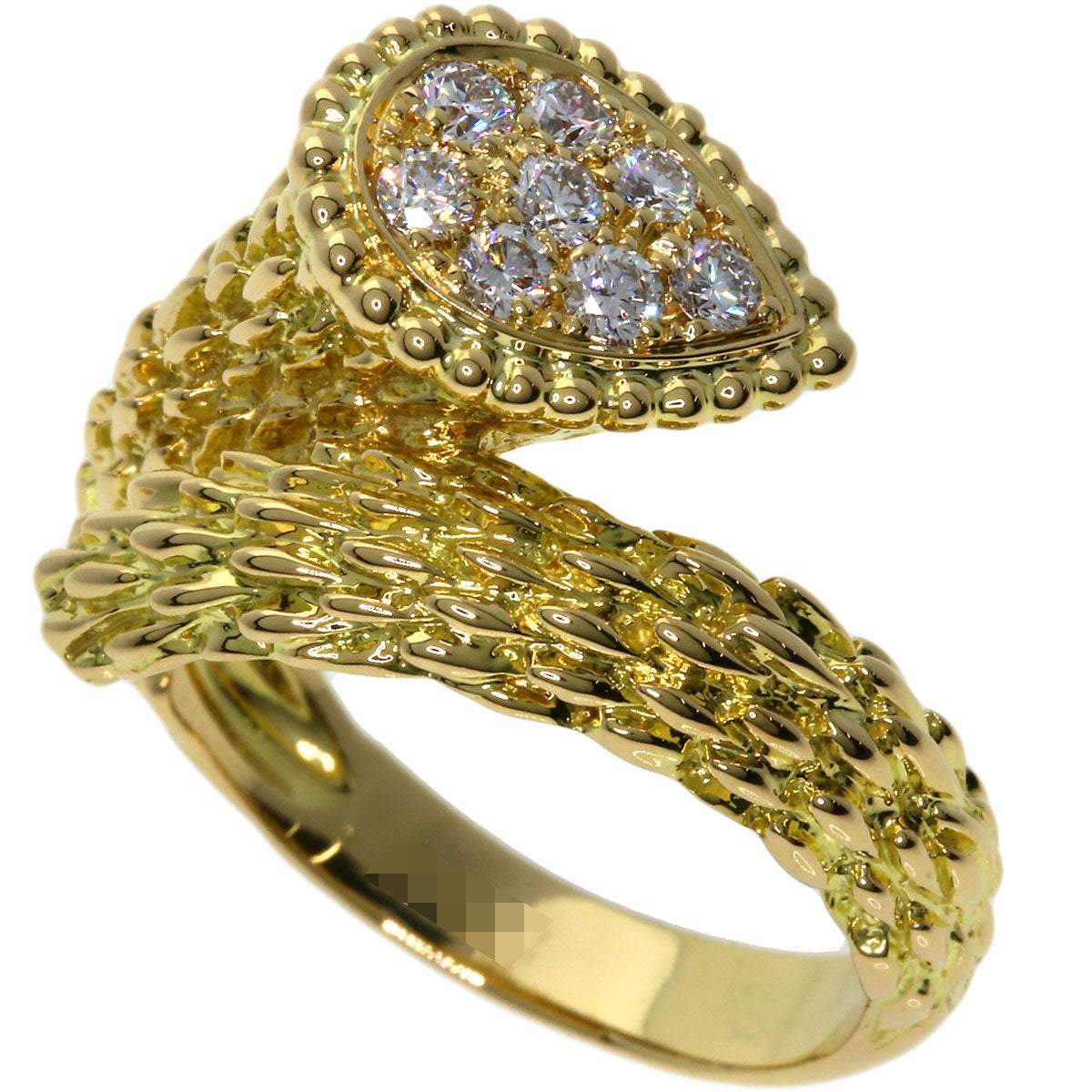 Boucheron   Ring Serpent Boheme Diamond K18 Yellow Gold Ladies