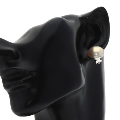 TASAKI   Earring Mabe Pearl Pearl K14 White Gold Ladies