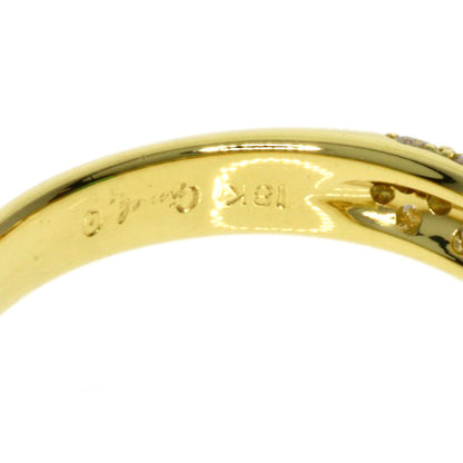 Gimel   Ring Emerald Diamond K18 Yellow Gold Ladies