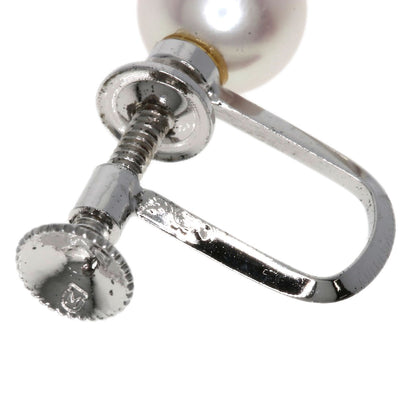 MIKIMOTO   Earring Akoya pearl Pearl Silver Ladies