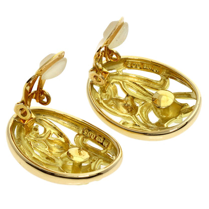 TASAKI   Earring Tulip motif Diamond K18 Yellow Gold Ladies