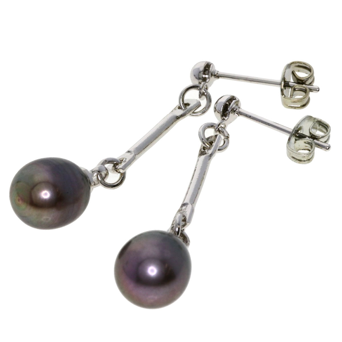 Freshwater Pearl Pearl earring Necklace Silver  42.1g　Ladies