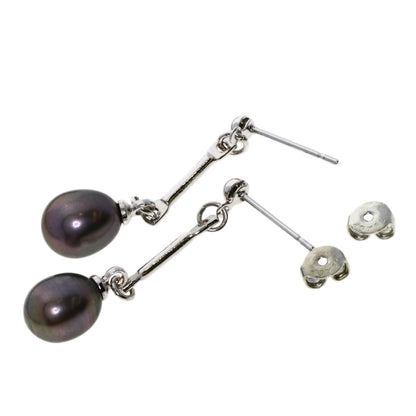 Freshwater Pearl Pearl earring Necklace Silver  42.1g　Ladies