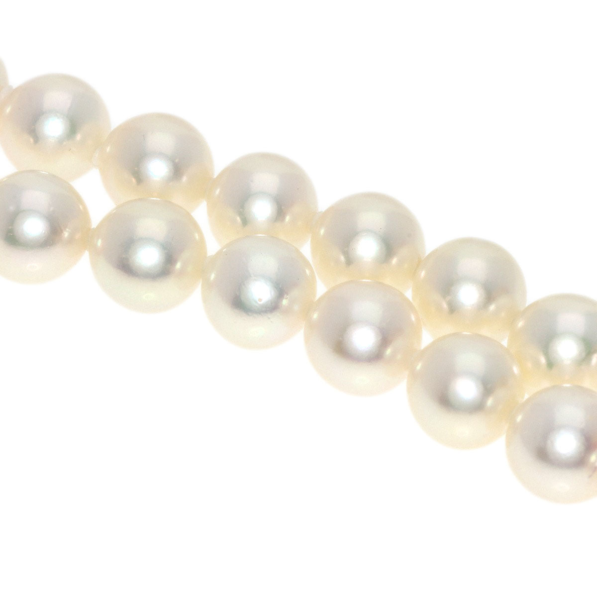 Akoya pearl Pearl Necklace Silver  43g　Ladies