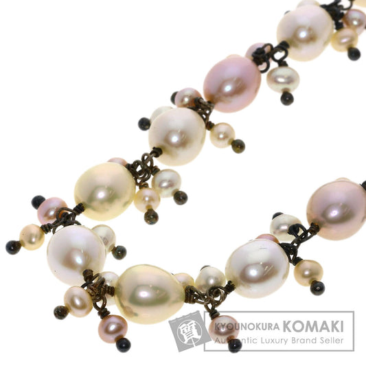 Freshwater Pearl Pearl Necklace Silver 28.2g　Ladies