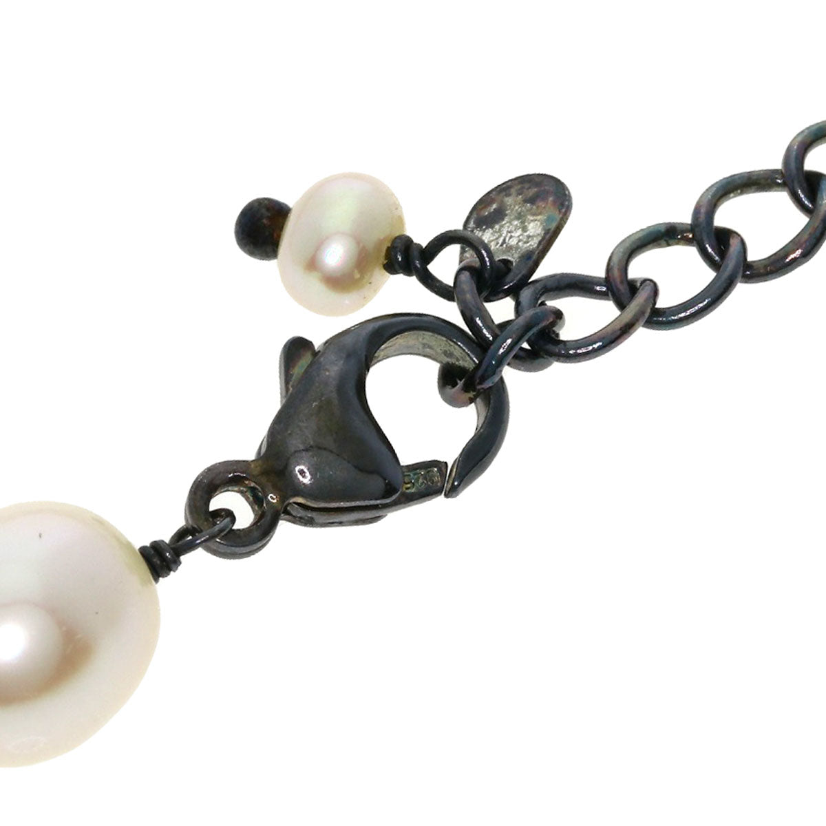 Freshwater Pearl Pearl Necklace Silver 28.2g　Ladies