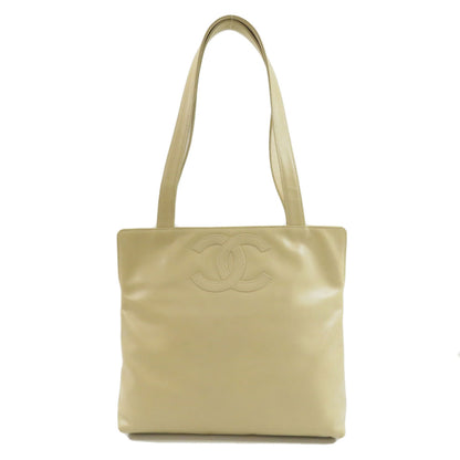 CHANEL   Tote Bag COCO Mark GoldHardware Lambskin Ladies