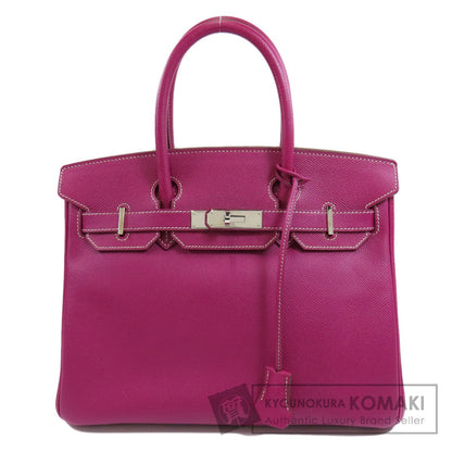 HERMES Birkin 30 Tosca SilverHardware Handbag Epsom Ladies [Used]