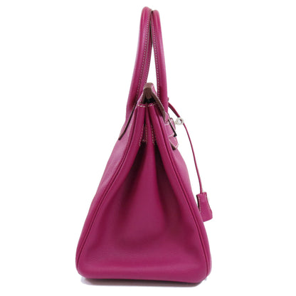 HERMES Birkin 30 Tosca SilverHardware Handbag Epsom Ladies [Used]