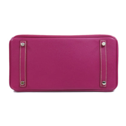 HERMES Birkin 30 Tosca SilverHardware Handbag Epsom Ladies [Used]