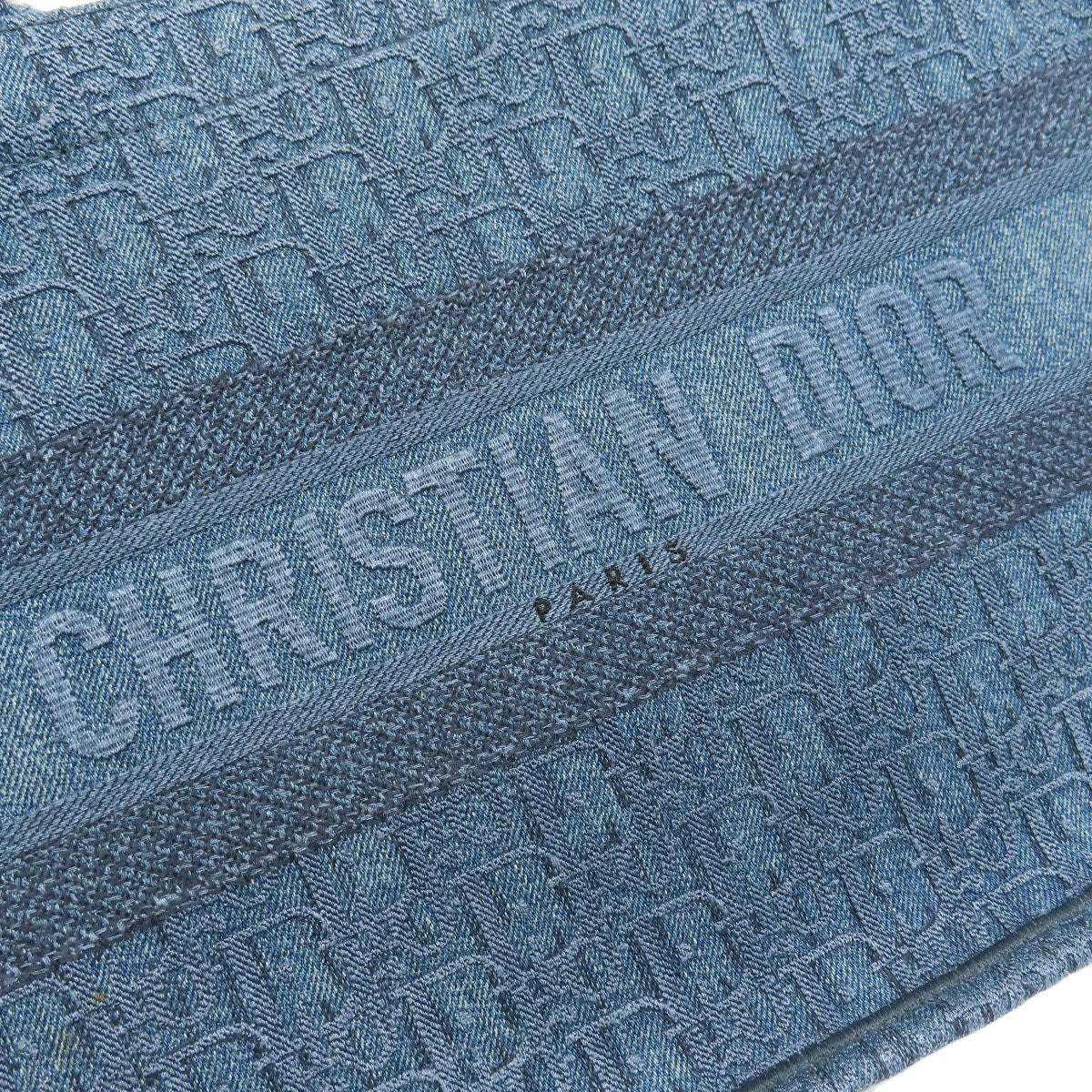 CHRISTIAN DIOR   Tote Bag Book tote small oblique Denim Ladies