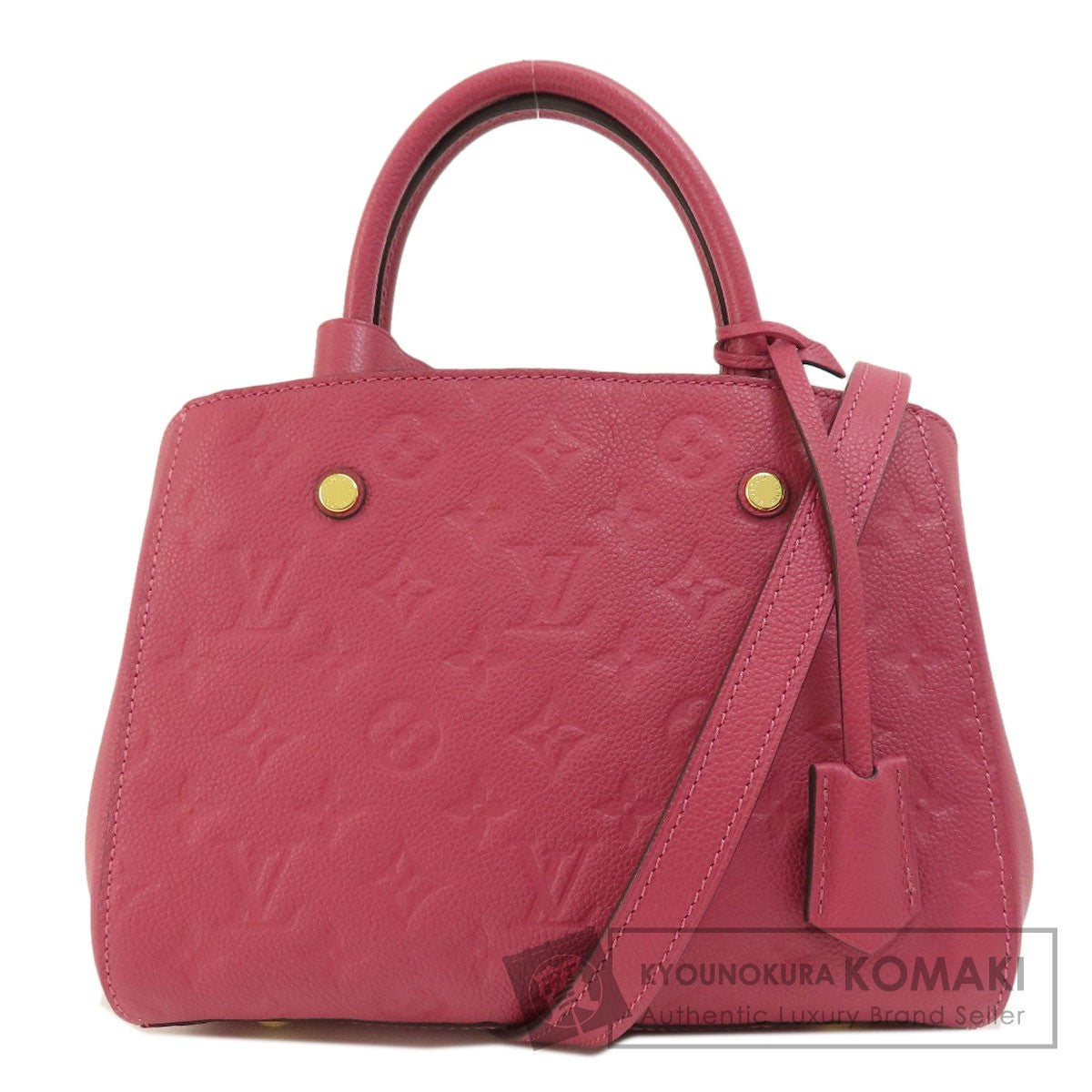 LOUIS VUITTON   Handbag Montaigne BB Rose Empreinte Ladies