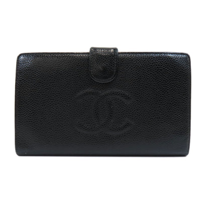 CHANEL   Long wallet (with coin pocket) COCO Mark Caviar skin Ladies