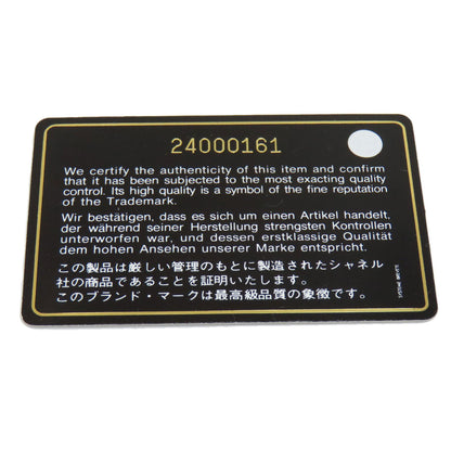 CHANEL V stitch Long wallet (with coin pocket) Calf Ladies [Used]