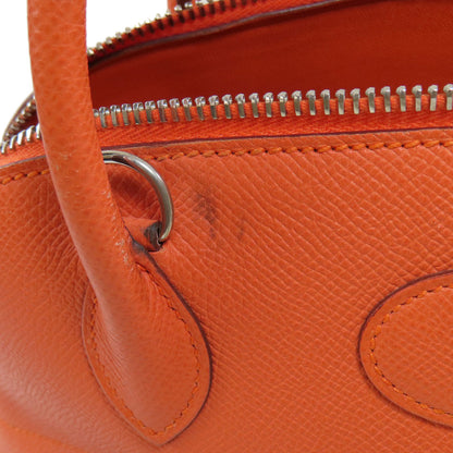 HERMES   Handbag Bolide27 Orange SilverHardware Epsom Ladies