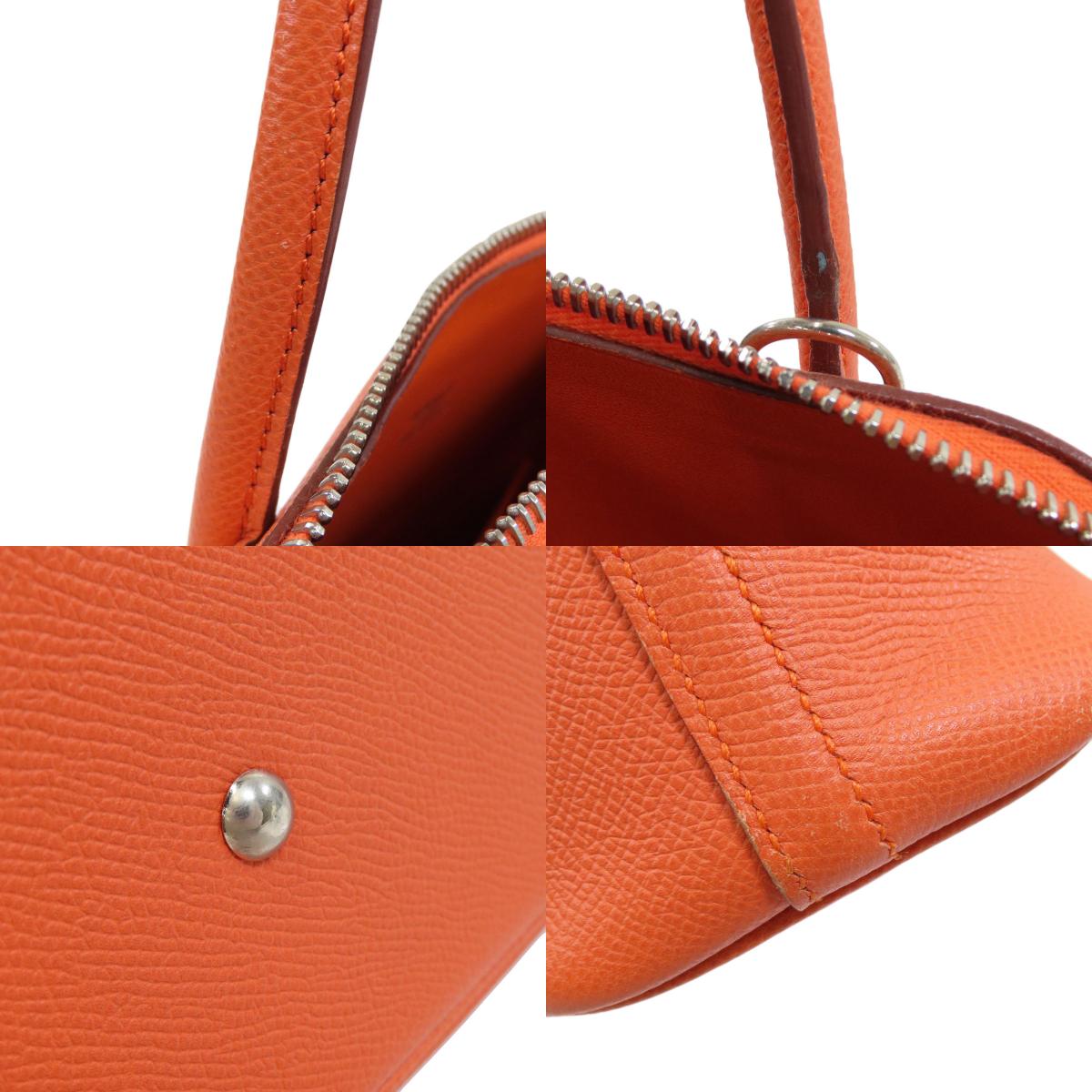 HERMES Bolide27 Orange SilverHardware Handbag Epsom Ladies [Used]