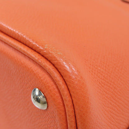 HERMES   Handbag Bolide27 Orange SilverHardware Epsom Ladies