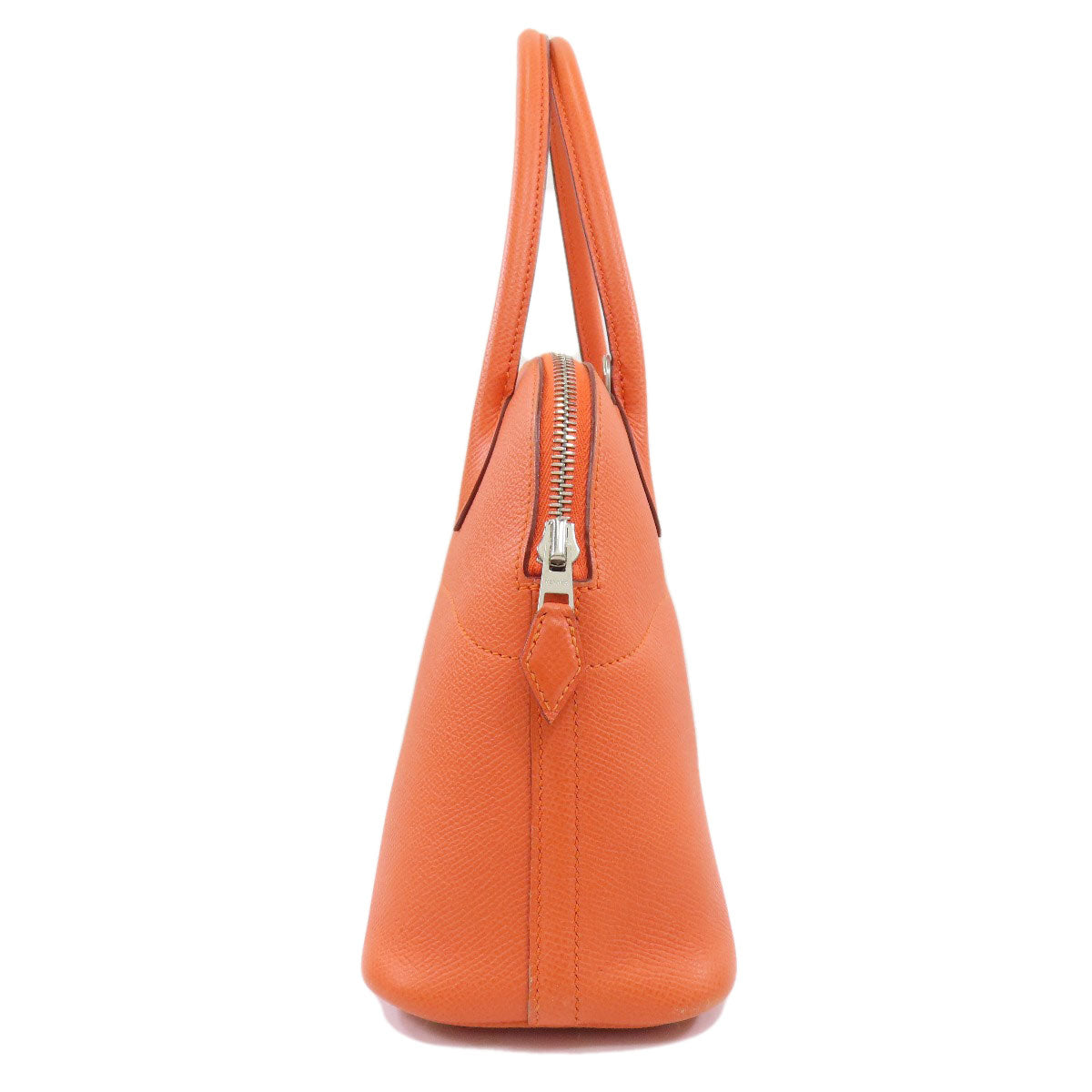 HERMES   Handbag Bolide27 Orange SilverHardware Epsom Ladies