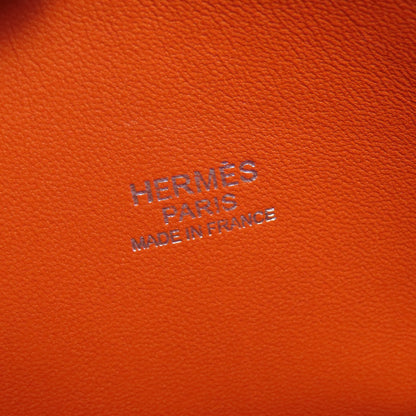 HERMES   Handbag Bolide27 Orange SilverHardware Epsom Ladies