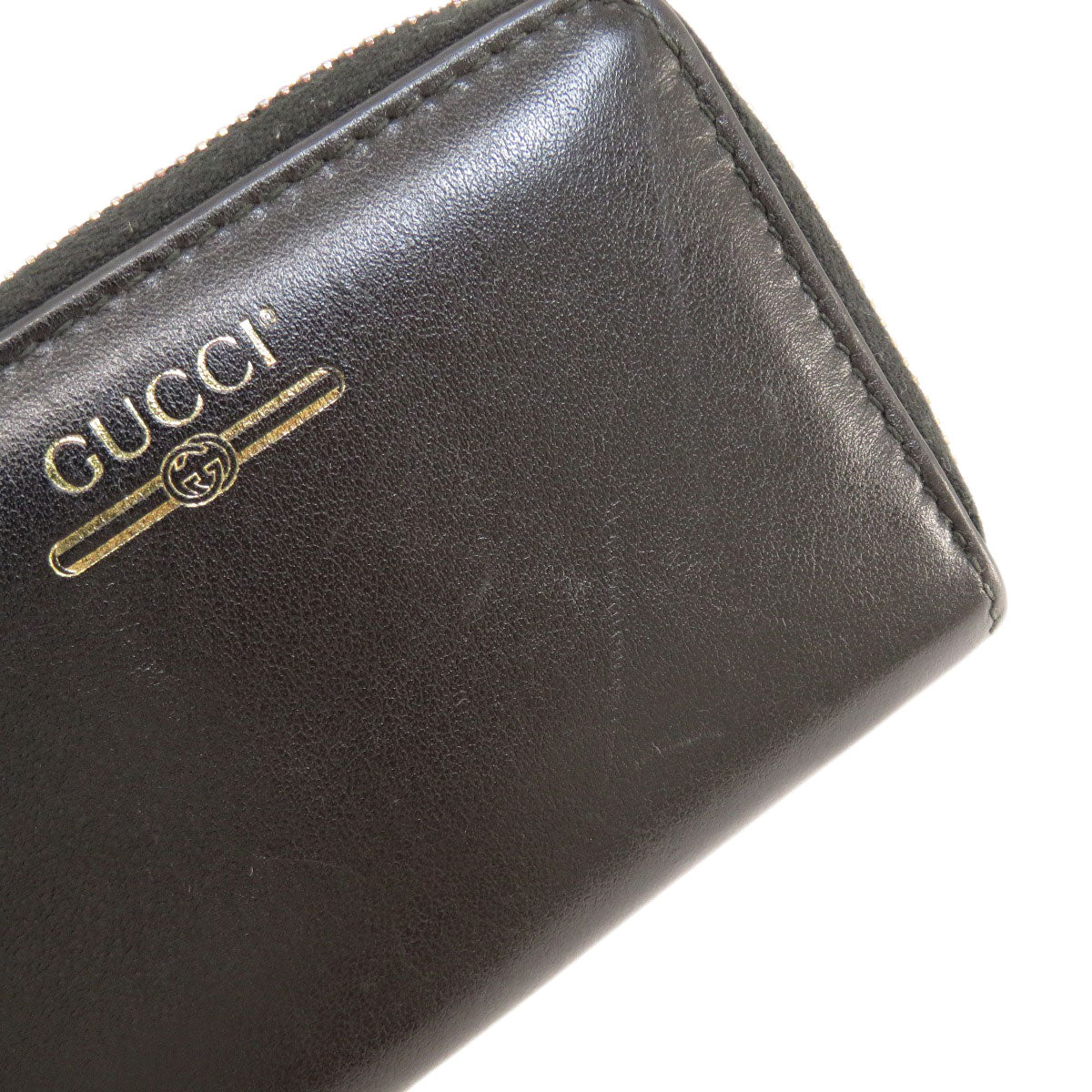 GUCCI  547597 Card Case logo Leather mens