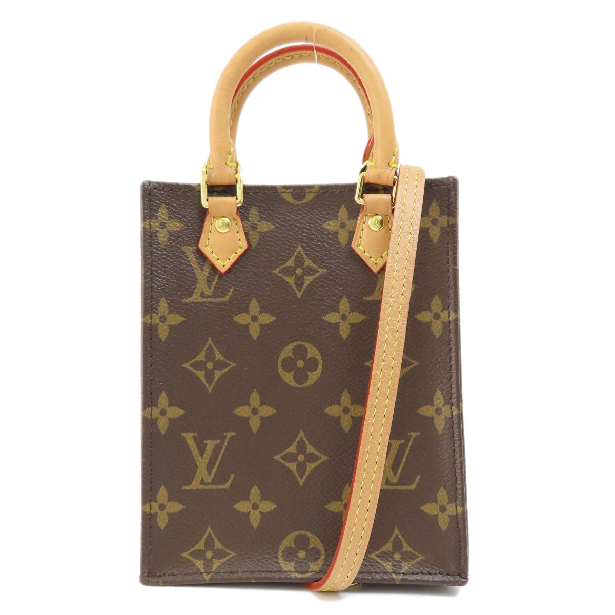 LOUIS VUITTON  M69442 Handbag Petit Sac Plat Monogram Monogram canvas Ladies