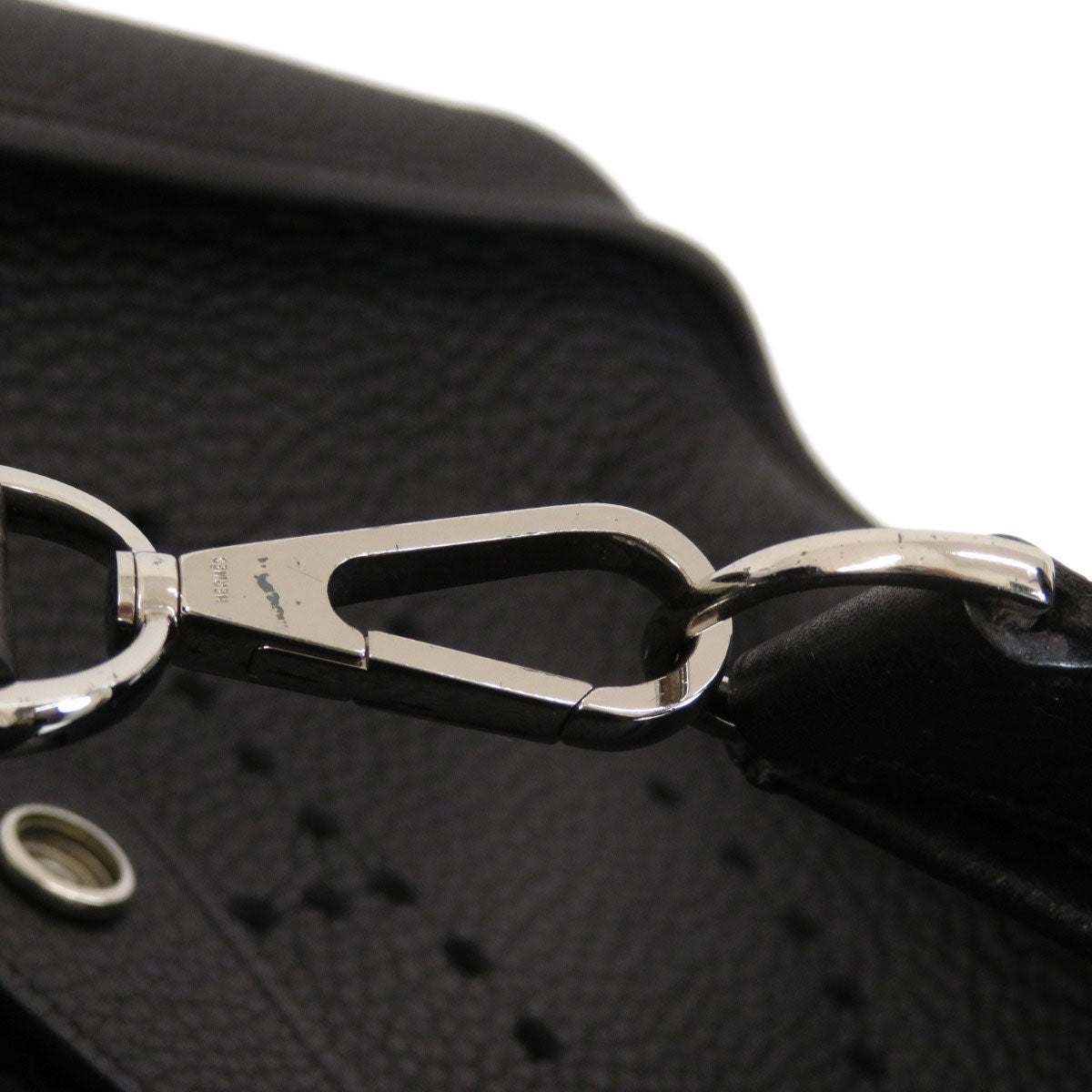 HERMES Evelyne 3 Black SilverHardware Shoulder Bag Togo Ladies [Used]