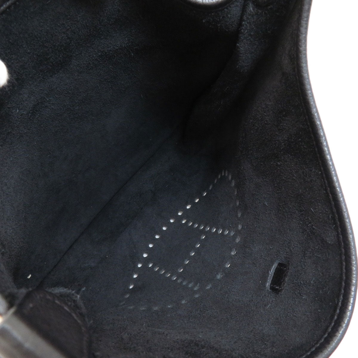 HERMES Evelyne 3 Black SilverHardware Shoulder Bag Togo Ladies [Used]