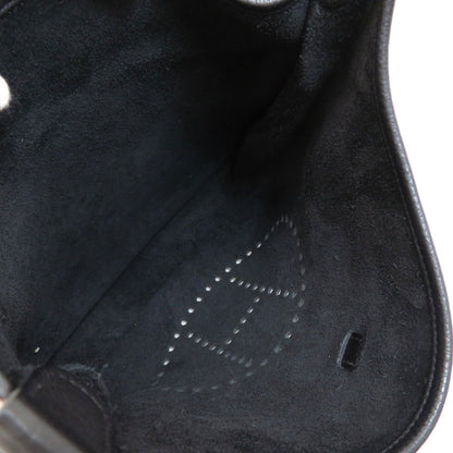 HERMES Evelyne 3 Black SilverHardware Shoulder Bag Togo Ladies [Used]